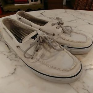 Sperry Topsider Bahama Canvas Boat Shoe 10.5D